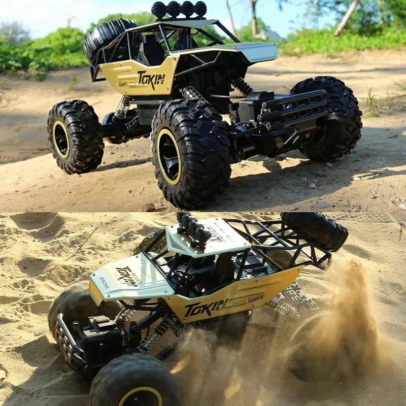 Carro fora da estrada 4x4 carros de controle remoto rádio buggy caminhão corrida deriva com luzes led brinquedos presente para meninos meninas crianças criança